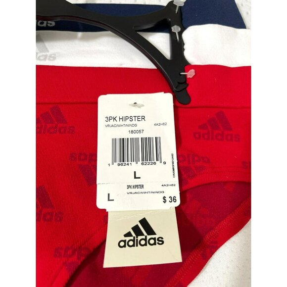 Adidas 3 Pack Hipster Underwear Size Large NWT - Picture 2 of 3